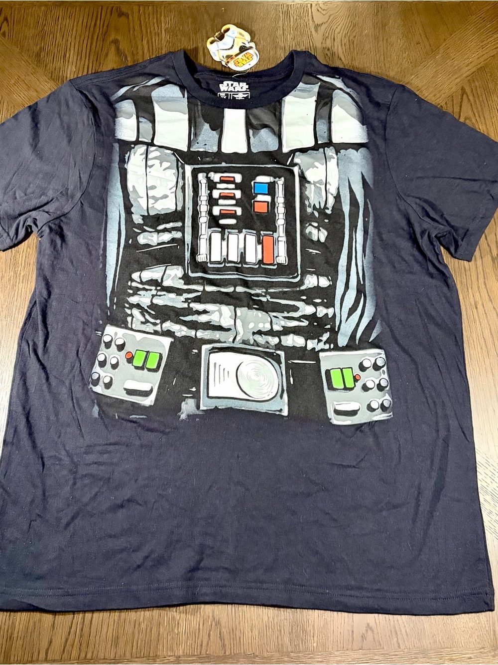 MAD Engine Black Star Wars Chest Console Graphic Tee